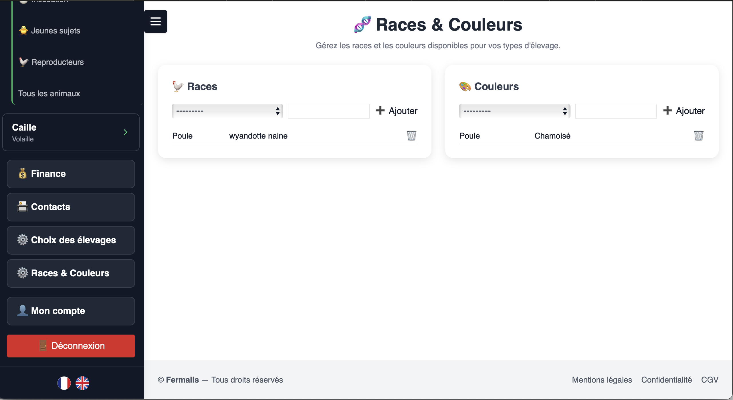 Races et couleurs